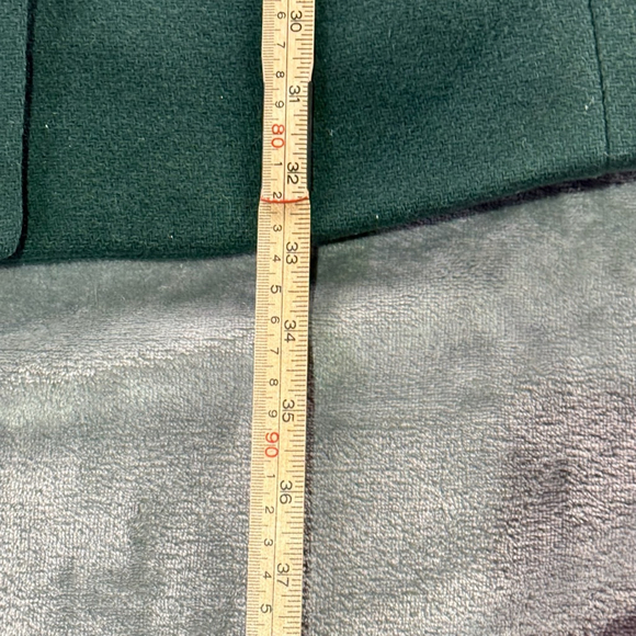 J Crew Cocoon Coat Women 2 Italian Stadium Cloth Nello Gori Wool Luxury Green - Picture 11 of 13